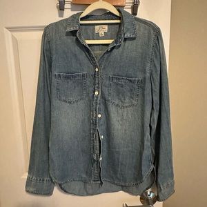 JCrew Jean button down shirt